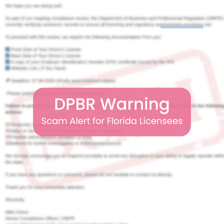 Scam Alert for Florida Beauty Licensees: Important Warning from DBPR